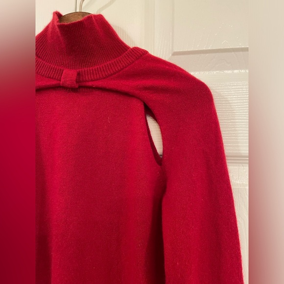 NWOT LAMB red cashmere sweater - Picture 4 of 11